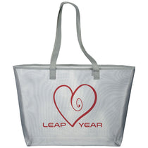 Bullet Silver Mesh Shopper Tote