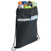Bullet Black Reflecta Pocket Drawstring Bag