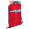 Bullet Red Reflecta Pocket Drawstring Bag