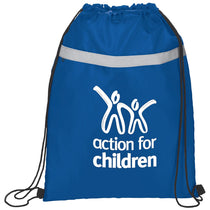 Bullet Royal Blue Reflecta Pocket Drawstring Bag