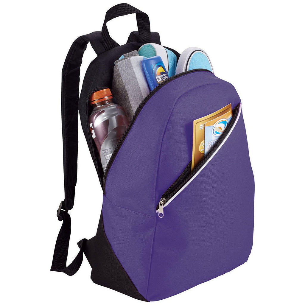 Bullet Purple Arc Slim Backpack