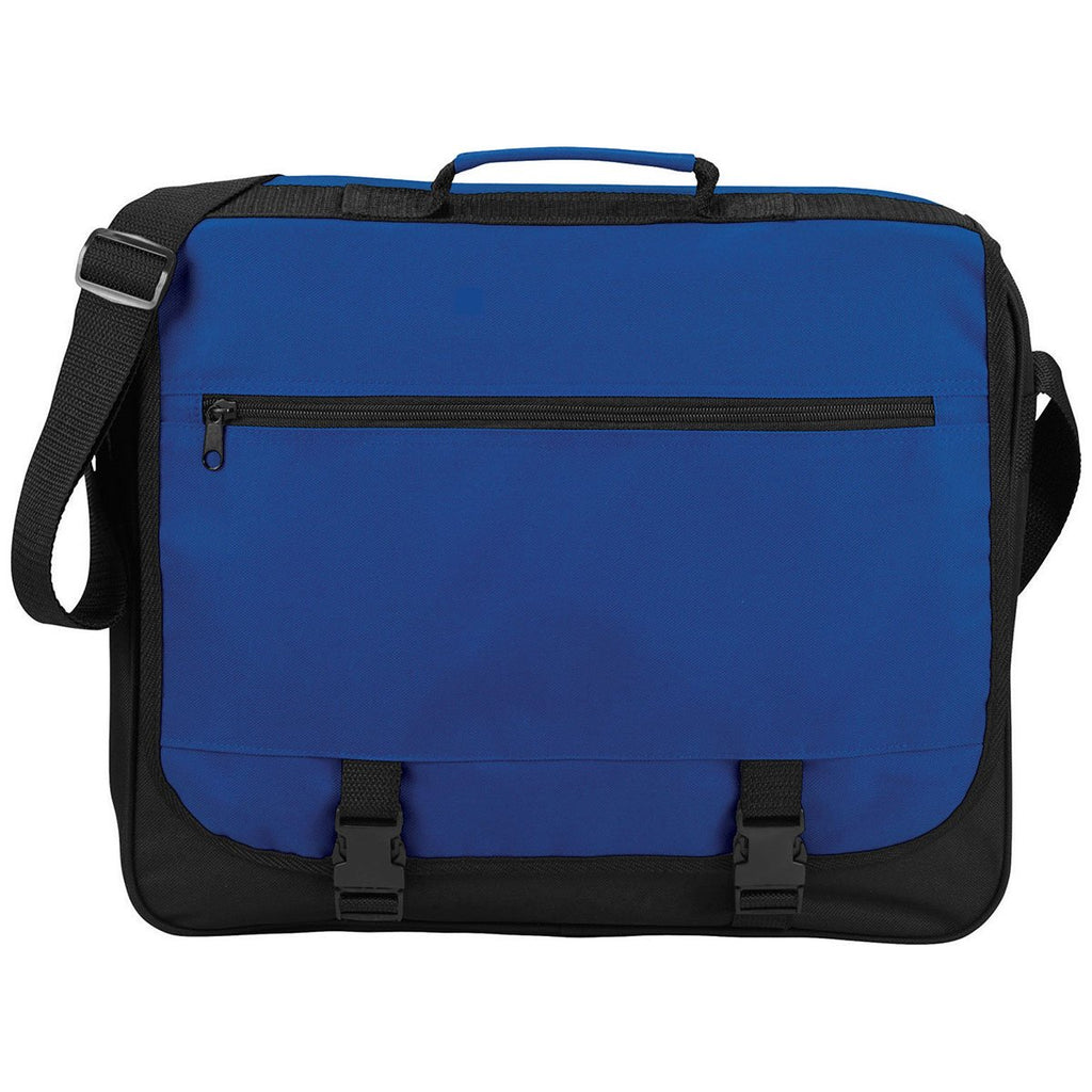 Bullet Royal Blue Anchorage Double Clip Messenger Bag