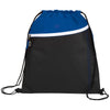 Bullet Royal Blue Slant Front Pocket Drawstring Bag