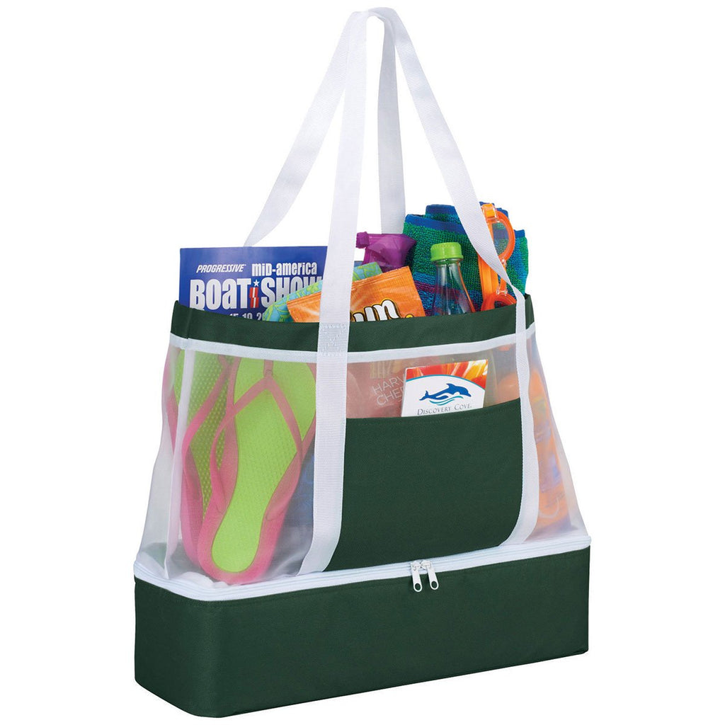 Bullet Hunter Green Mesh Outdoor 12-Can Cooler Tote
