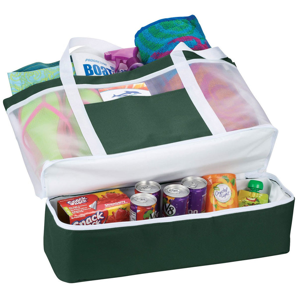 Bullet Hunter Green Mesh Outdoor 12-Can Cooler Tote