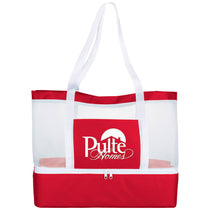 Bullet Red Mesh Outdoor 12-Can Cooler Tote