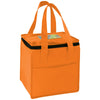 Bullet Orange Cube 9-Can Non-Woven Lunch Cooler