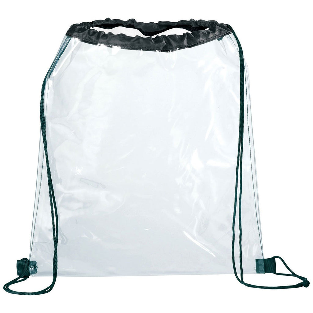 Bullet Black Rally Clear Drawstring Bag