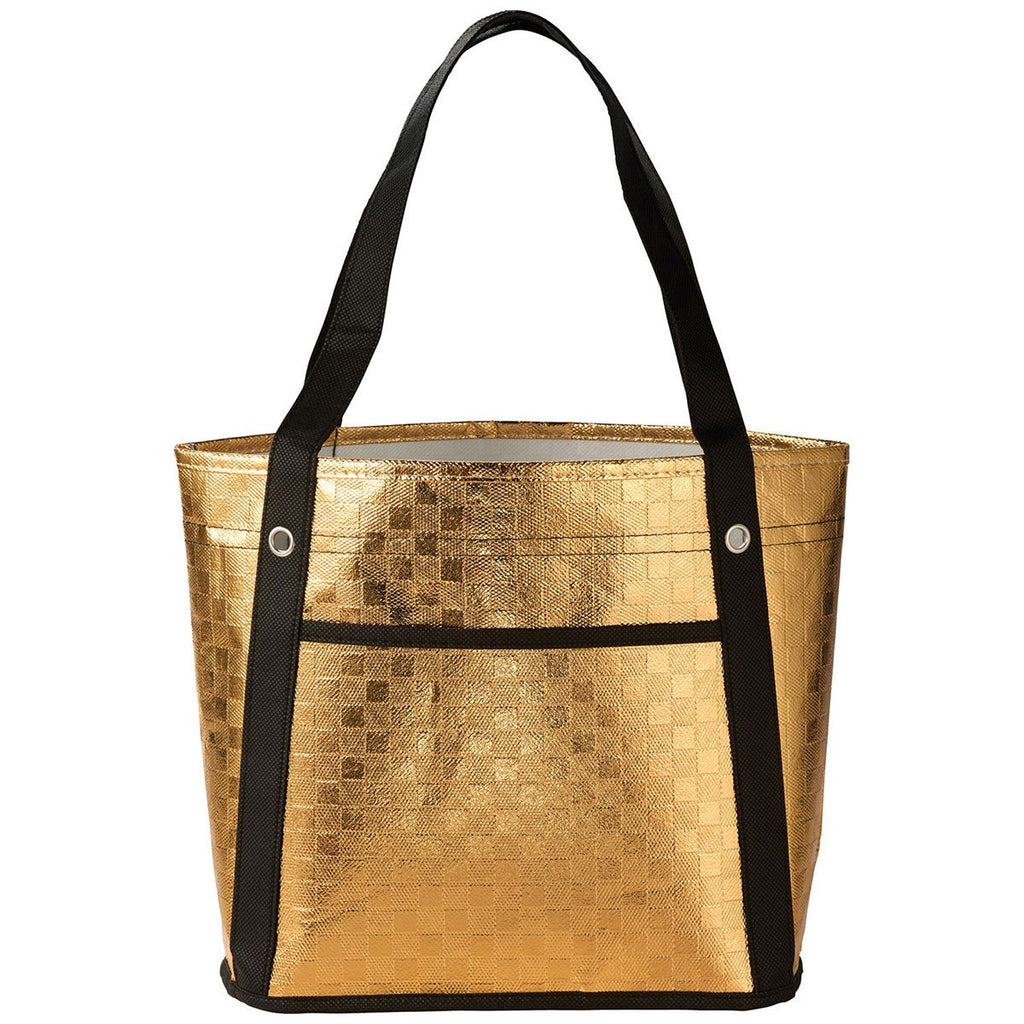 Bullet Gold Metallic Mini Gift Tote