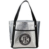 Bullet Silver Metallic Mini Gift Tote