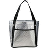 Bullet Silver Metallic Mini Gift Tote