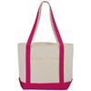 Bullet Magenta Classic 12oz Cotton Canvas Boat Tote