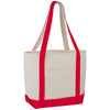 Bullet Red Classic 12oz Cotton Canvas Boat Tote