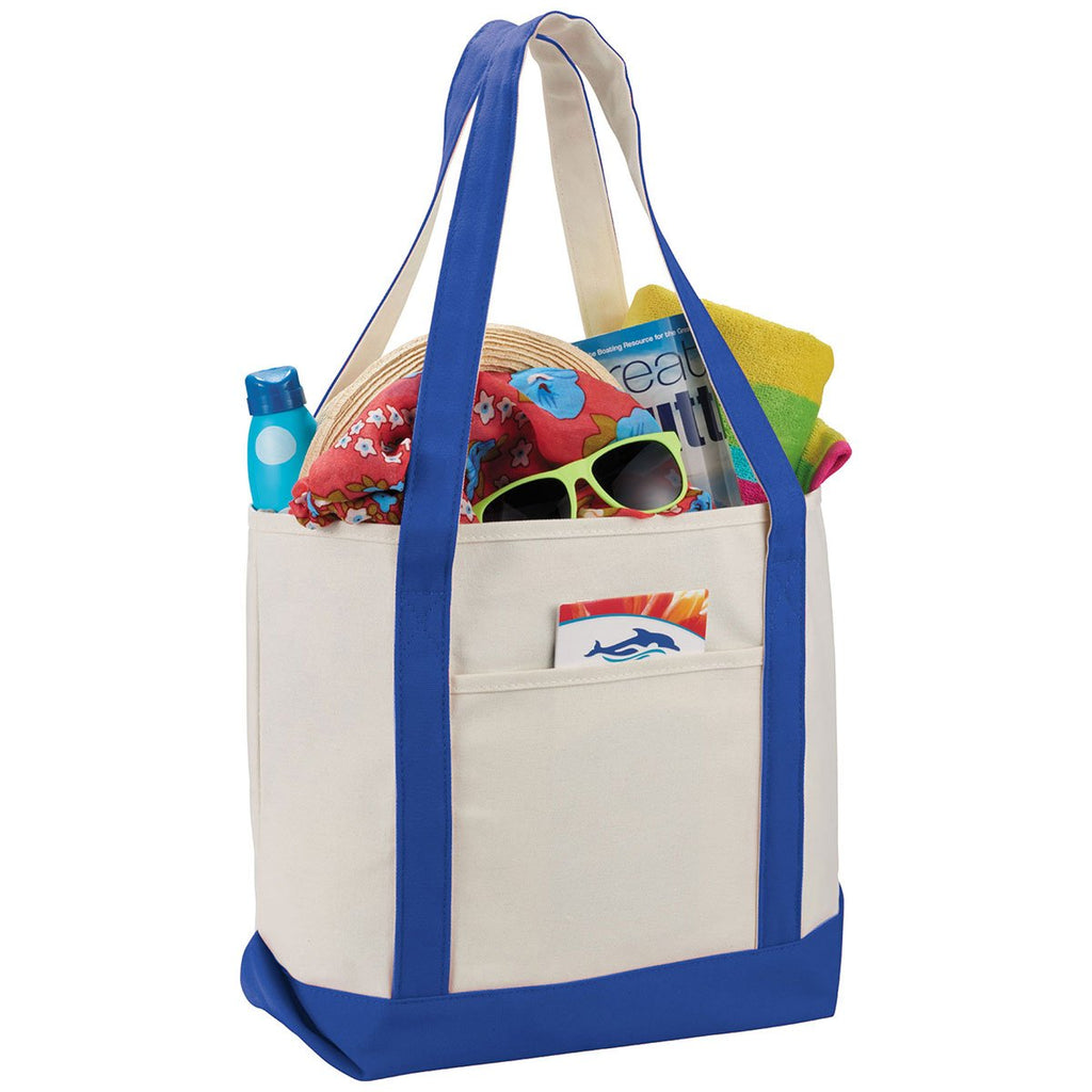 Bullet Royal Blue Classic 12oz Cotton Canvas Boat Tote