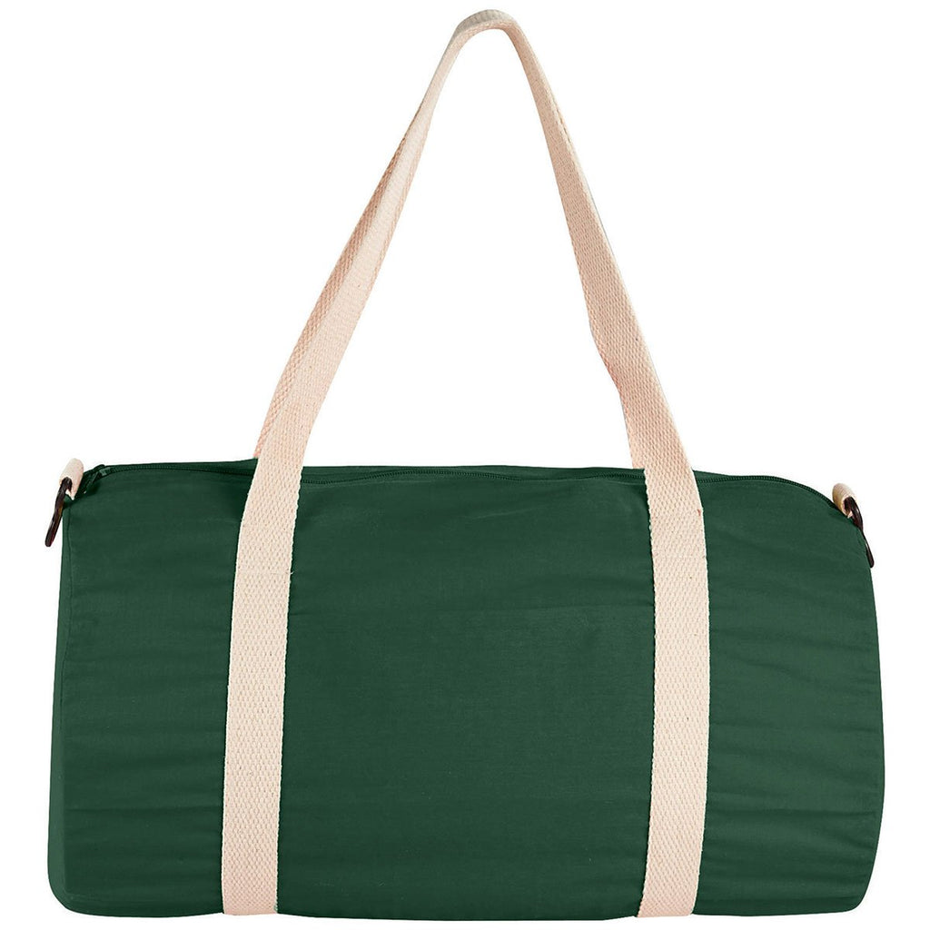 Bullet Hunter Green Barrel 18" 5oz Cotton Canvas Duffel