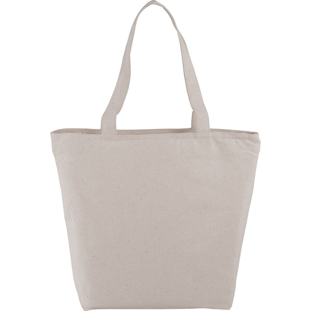 Bullet Natural Maine 8oz Cotton Canvas Zippered Tote