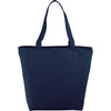 Bullet Navy Blue Maine 8oz Cotton Canvas Zippered Tote