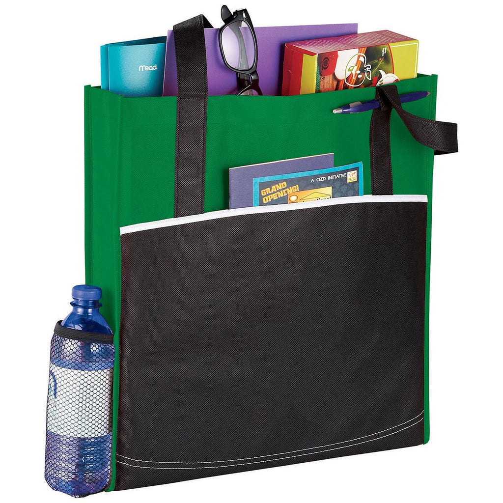 Bullet Green Boardwalk Non-Woven Convention Tote