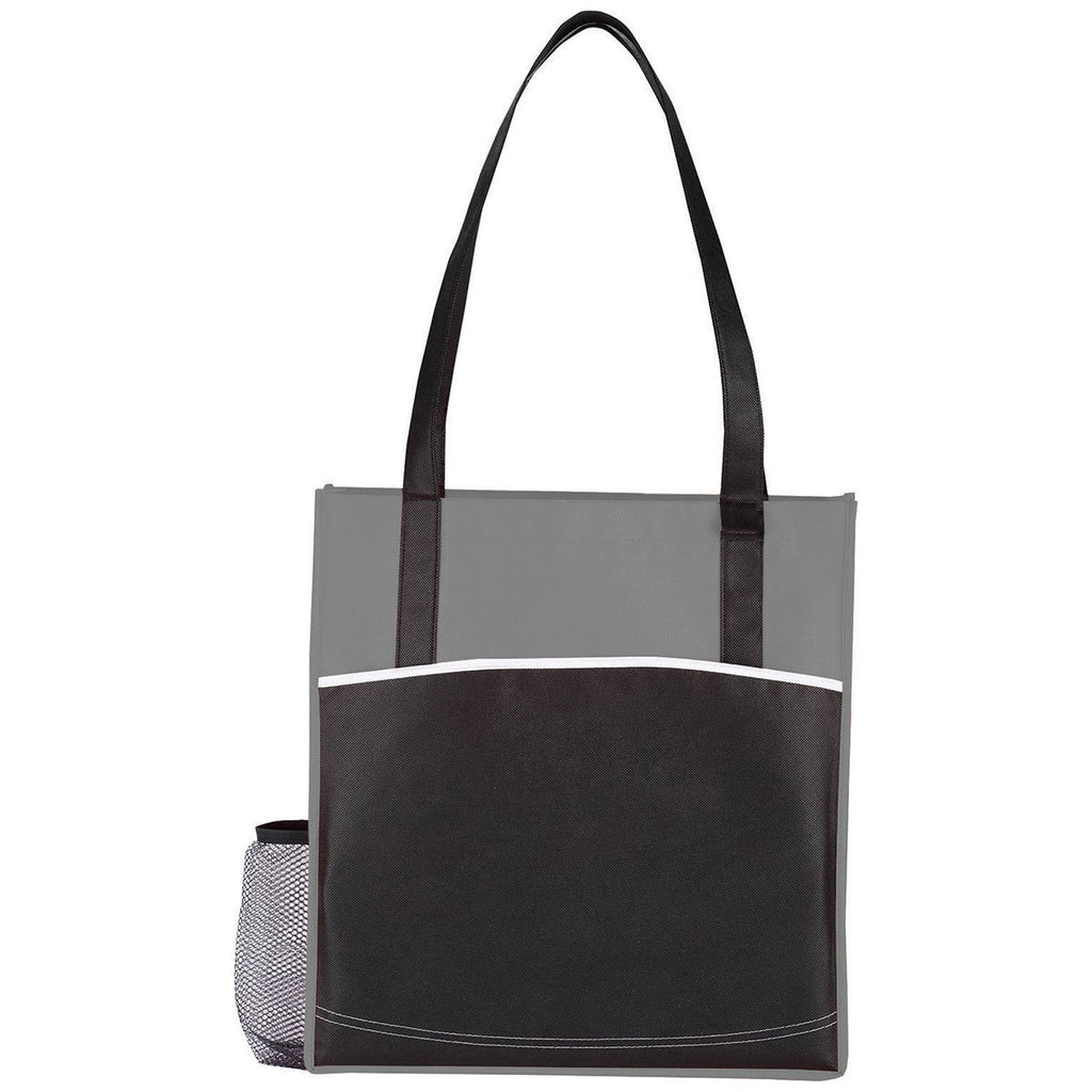 Bullet Grey Boardwalk Non-Woven Convention Tote