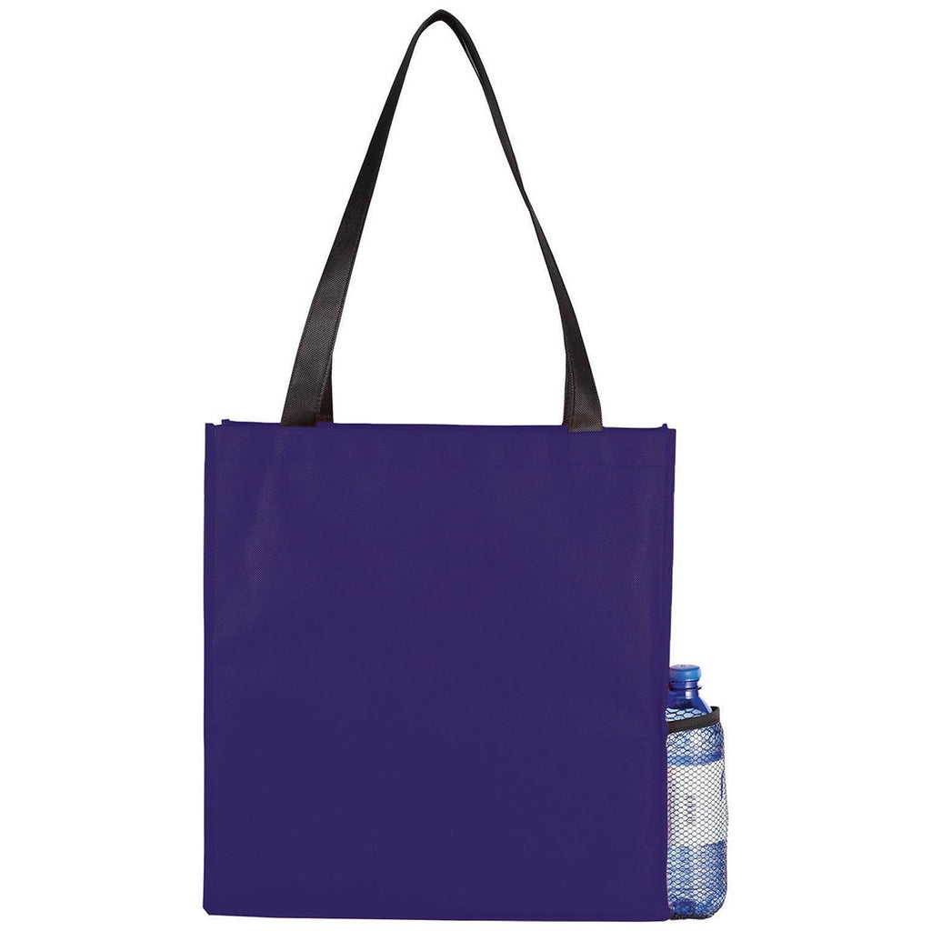 Bullet Purple Boardwalk Non-Woven Convention Tote