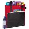 Bullet Red Boardwalk Non-Woven Convention Tote