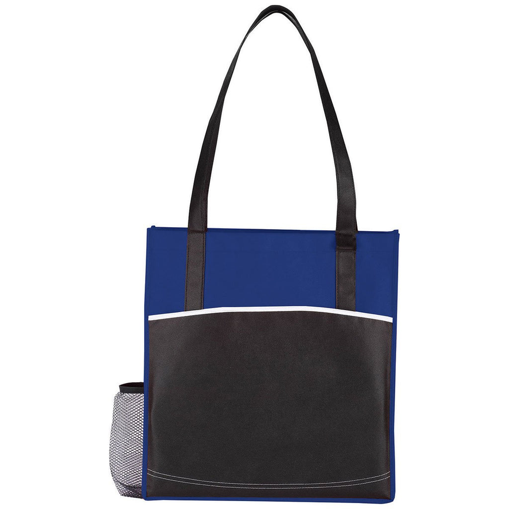 Bullet Royal Blue Boardwalk Non-Woven Convention Tote