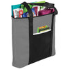Bullet Grey Timeline Non-Woven Zip Convention Totes