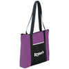 Bullet Purple Timeline Non-Woven Zip Convention Totes