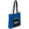 Bullet Royal Blue Timeline Non-Woven Zip Convention Totes