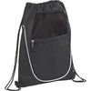Bullet Black Locker Mesh Pocket Drawstring Bag