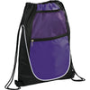 Bullet Purple Locker Mesh Pocket Drawstring Bag