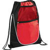 Bullet Red Locker Mesh Pocket Drawstring Bag