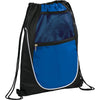 Bullet Royal Blue Locker Mesh Pocket Drawstring Bag