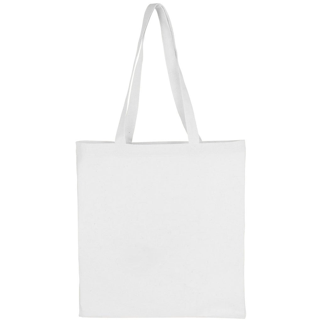 Bullet White Carolina Cotton Canvas Convention Tote