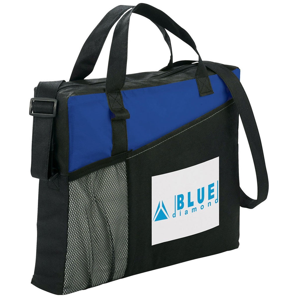 Bullet Royal Blue Full Time Non-Woven Briefcase