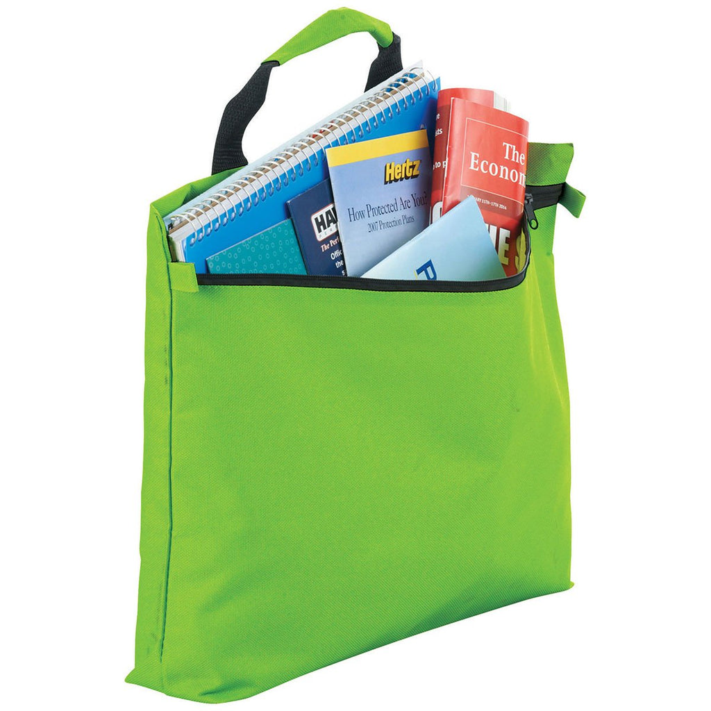 Bullet Lime Green Edge Document Briefcase