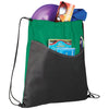 Bullet Green Rivers Non-Woven Drawstring Bag