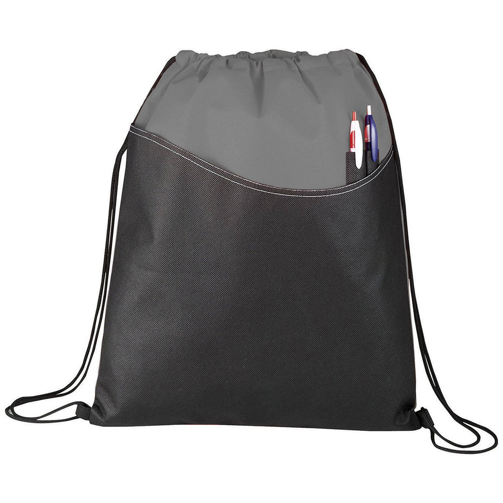 Bullet Grey Rivers Non-Woven Drawstring Bag
