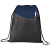 Bullet Navy Blue Rivers Non-Woven Drawstring Bag