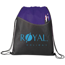 Bullet Purple Rivers Non-Woven Drawstring Bag
