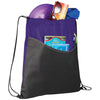 Bullet Purple Rivers Non-Woven Drawstring Bag