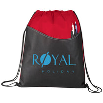 Bullet Red Rivers Non-Woven Drawstring Bag