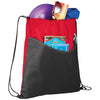 Bullet Red Rivers Non-Woven Drawstring Bag