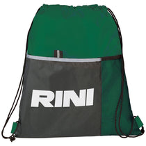 Bullet Green Free Throw Drawstring Bag