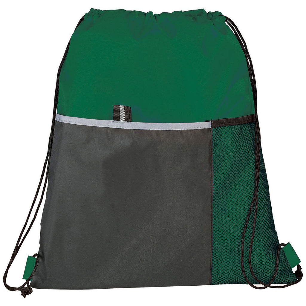 Bullet Green Free Throw Drawstring Bag