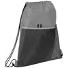 Bullet Grey Free Throw Drawstring Bag