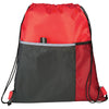 Bullet Red Free Throw Drawstring Bag