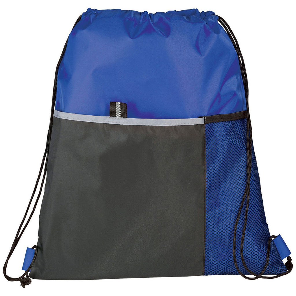 Bullet Royal Blue Free Throw Drawstring Bag