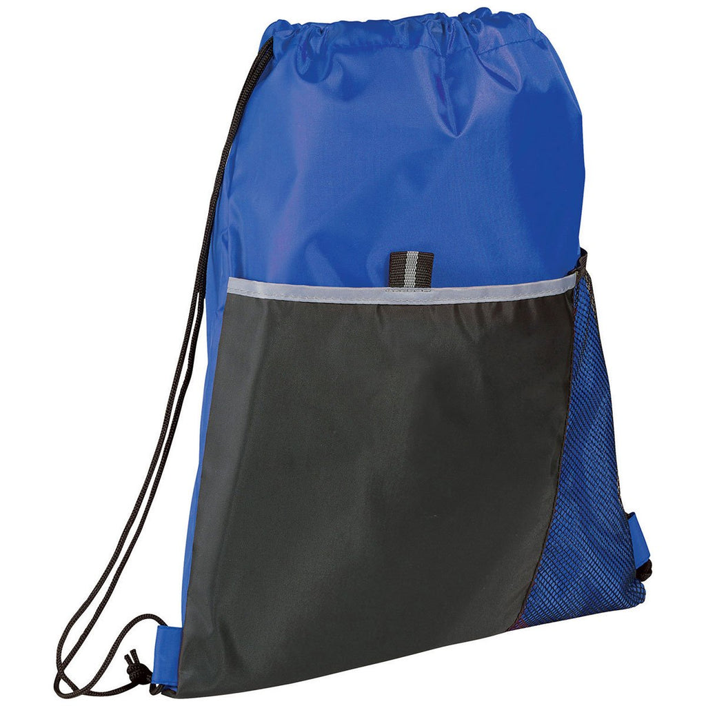 Bullet Royal Blue Free Throw Drawstring Bag