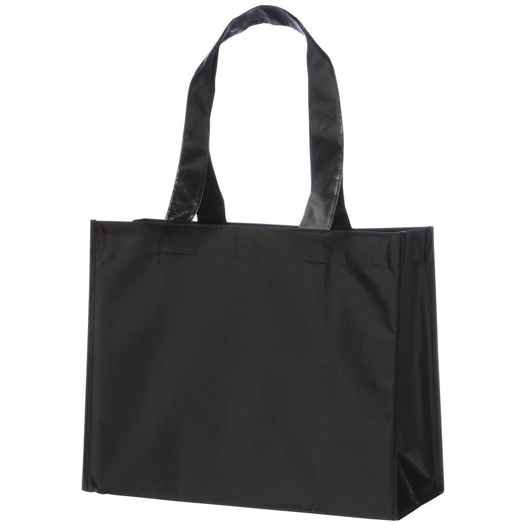 Bullet Black Rumba Laminated Non-Woven Shopper Tote
